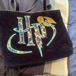 Vera Bradley Black Quilted Tote Bag